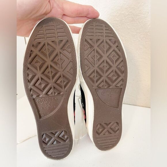 comme des garçon play x converse chuck 70 multi heart black sneakers W8.5/M6.5 - Picture 10 of 16